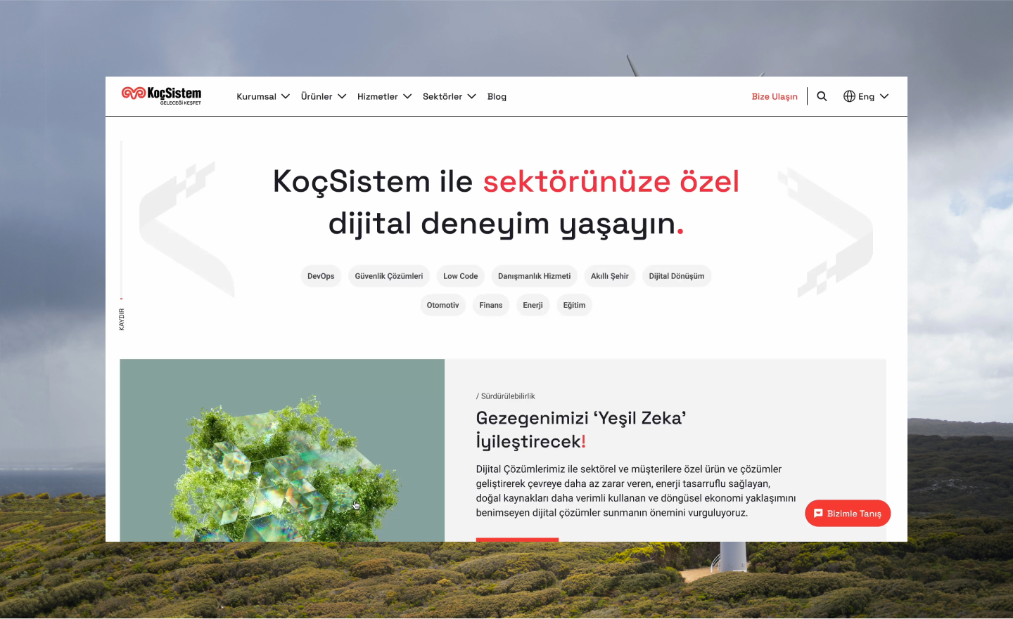 KoçSistem Web Development Screen
